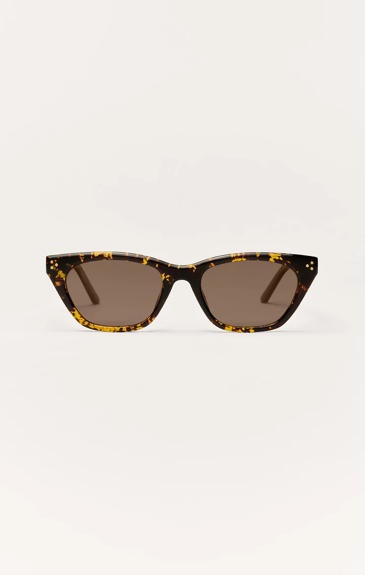 Z Supply Midnite Polarized Sunglasses - Brown Tortoise