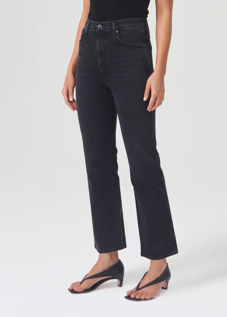 Pinch Waist in Panoramic (Washed Black)Agolde