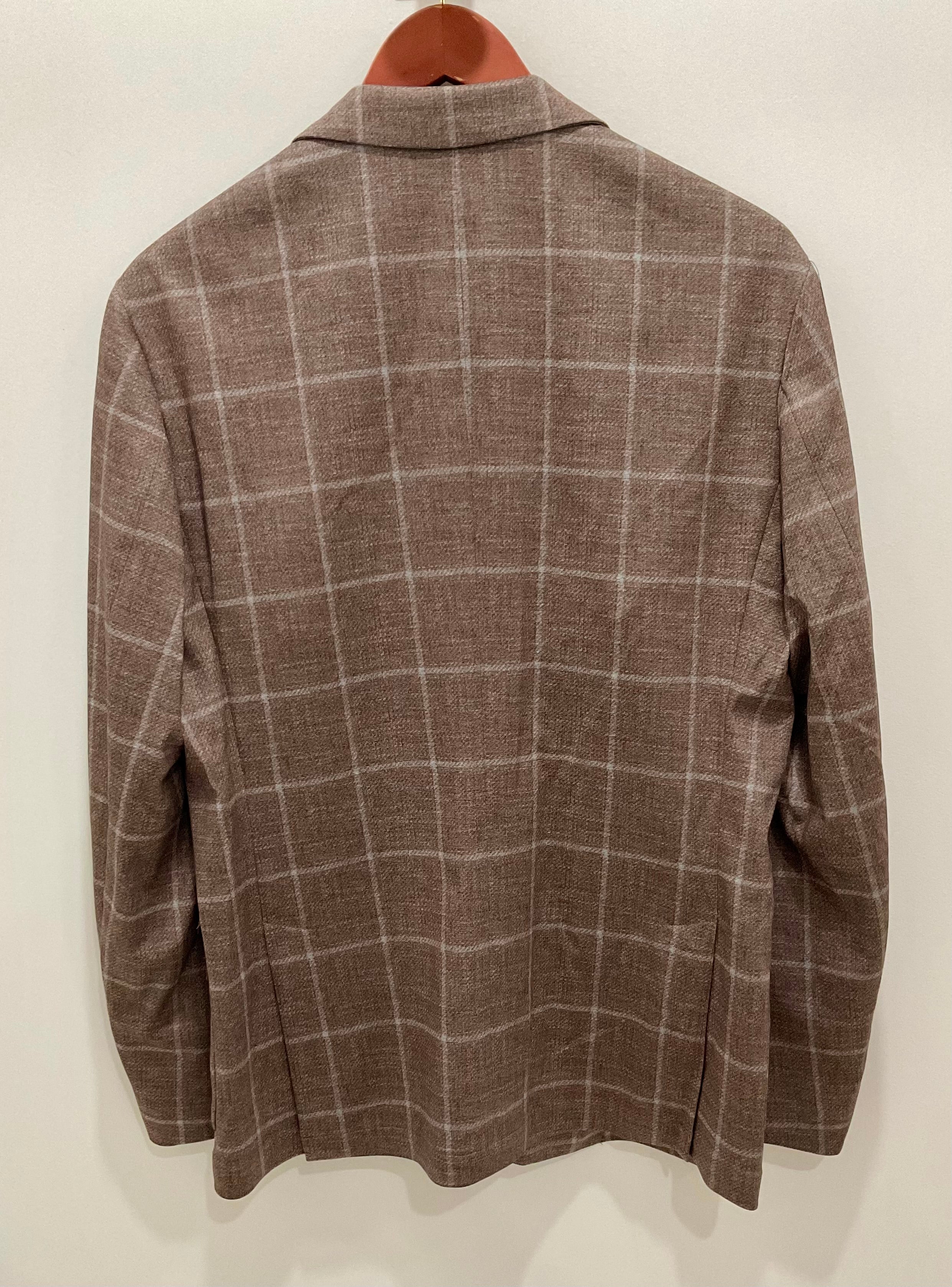 Taupe Windowpane Sport Coat
