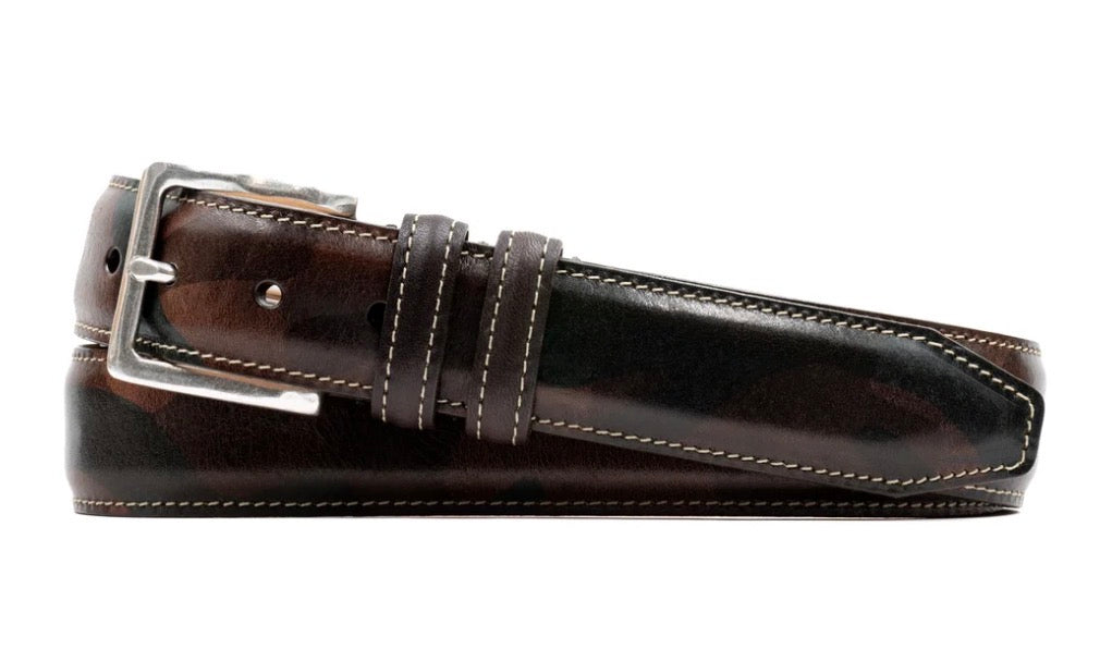 Hemingway Saddle Belt Brown Camo