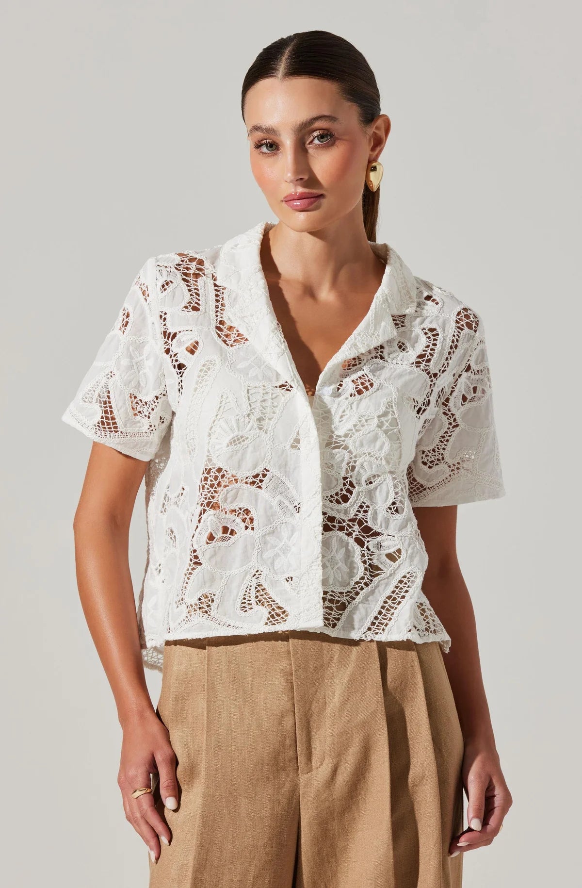 Tourist Top in White