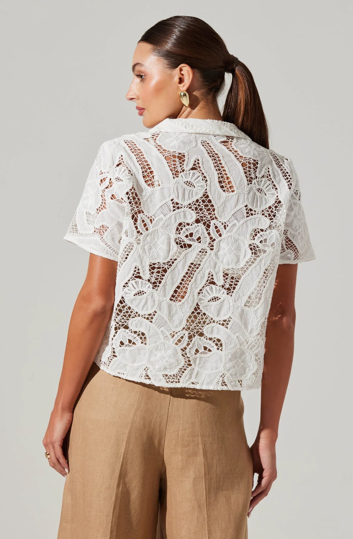 Tourist Top in White