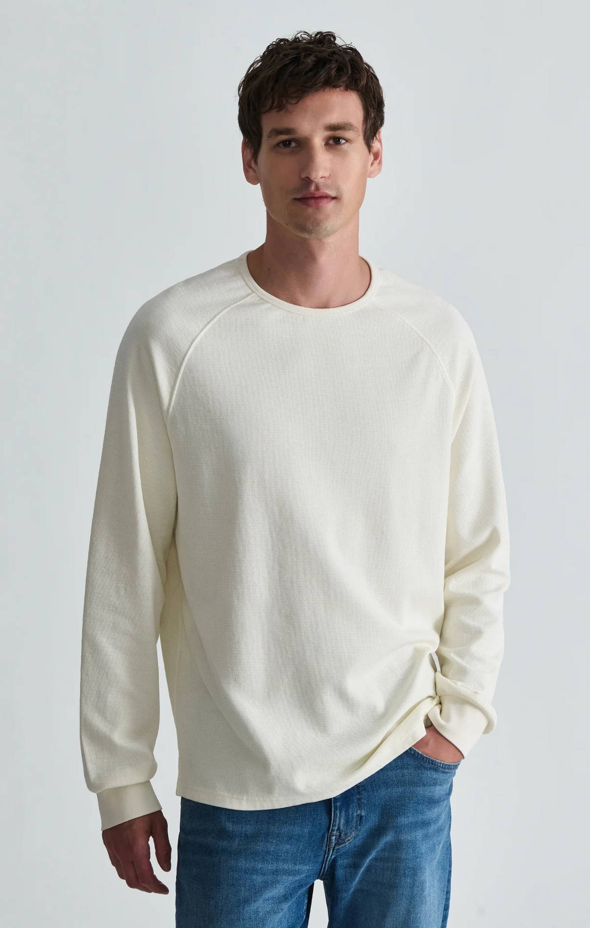 Interlock Raglan Long Sleeve - Egret