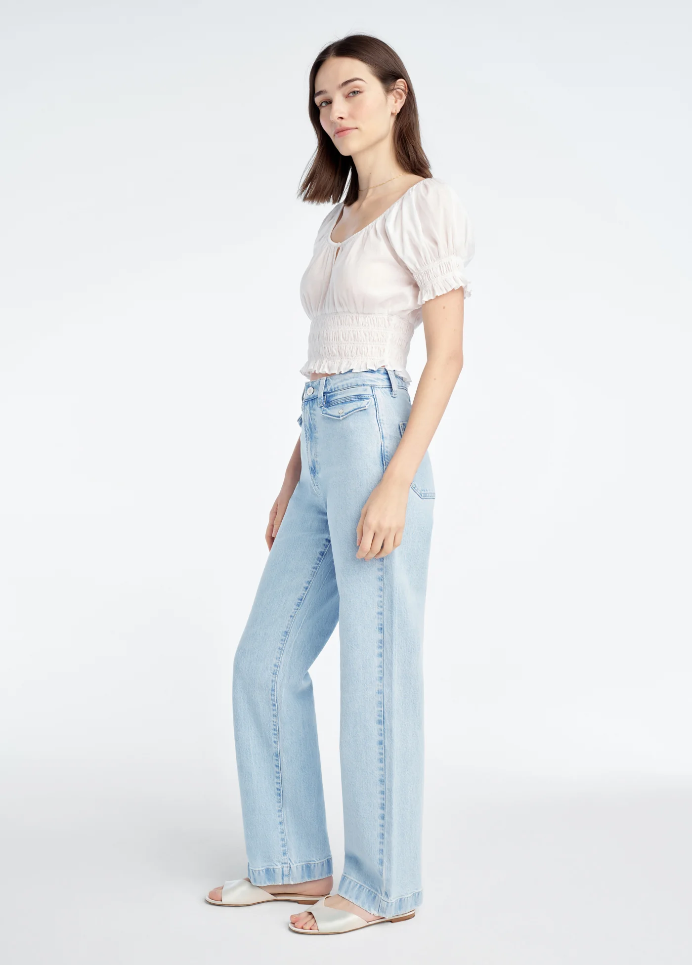 The Kelly High Rise Straight Trouser - Westwood