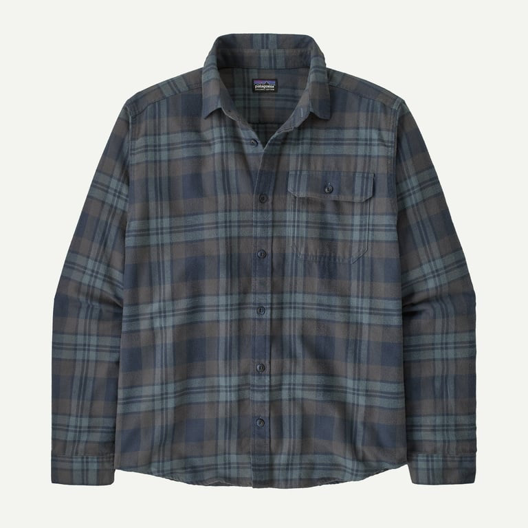 Fjord Lightweight Flannel Shirt - Noble Grey