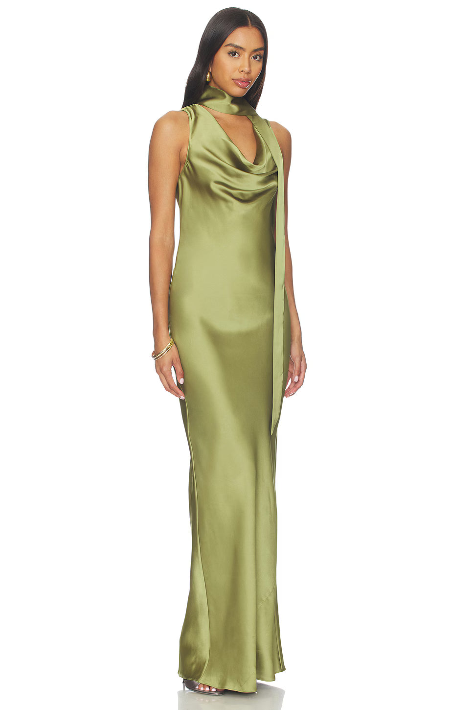 Paula Maxi Dress-Vert Green