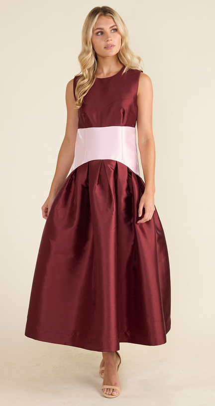 Andrew Dress-Bordeaux