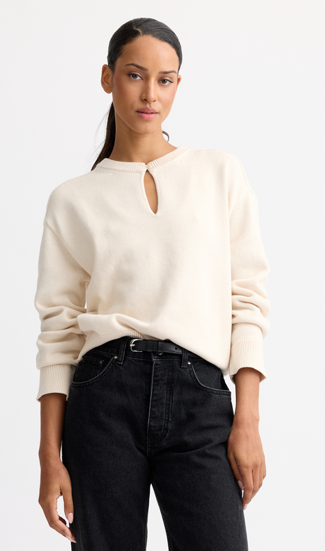 Anna Crewneck-Cream
