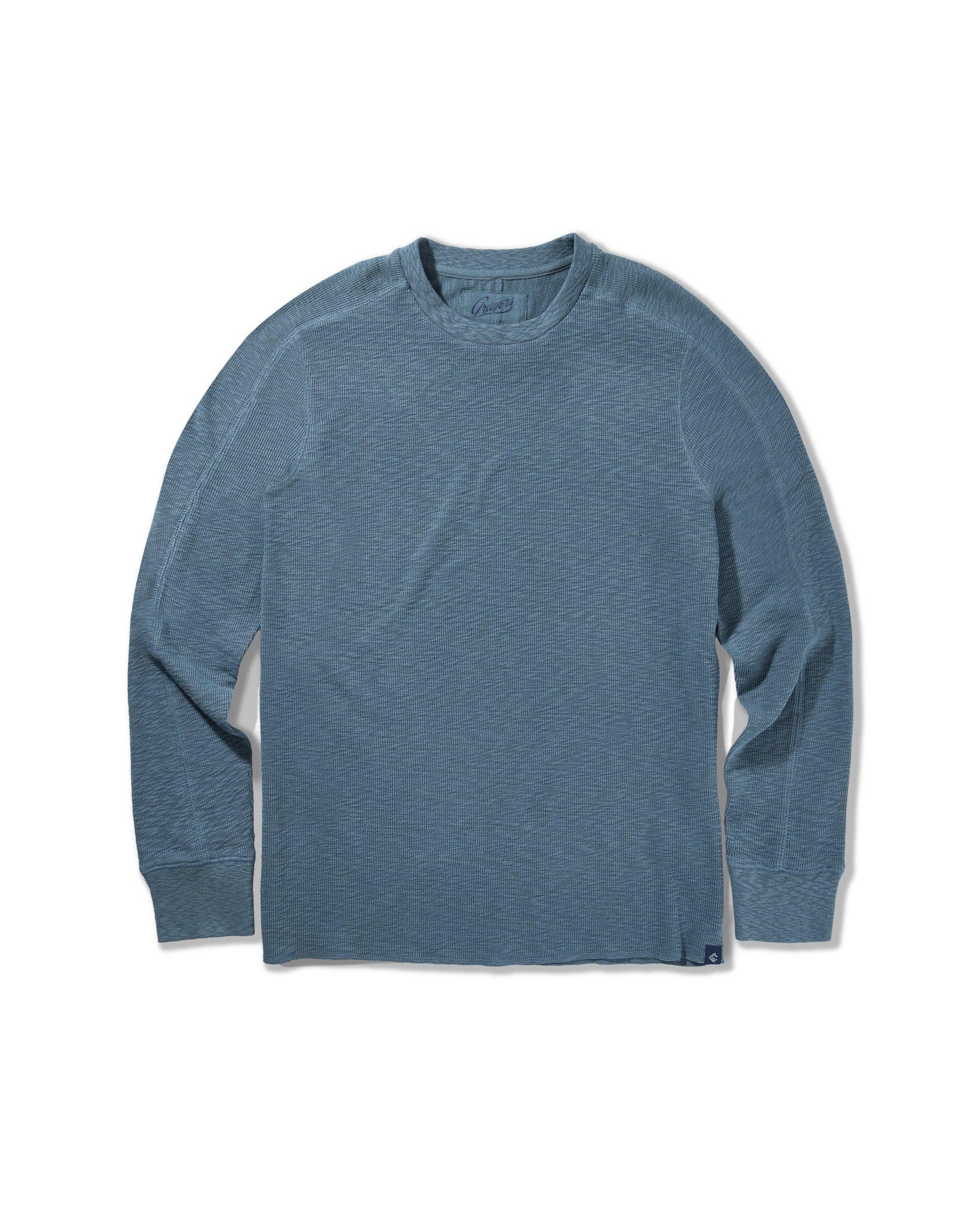 Clint Waffle Cotton Crew - Trooper