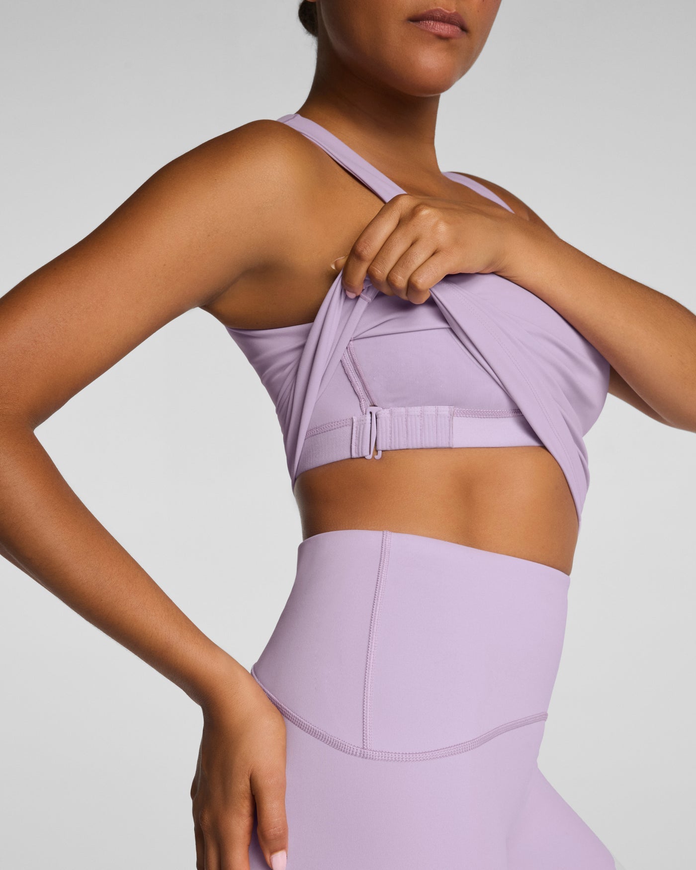 Get Moving Square Neck Shelf Tank - Verbena