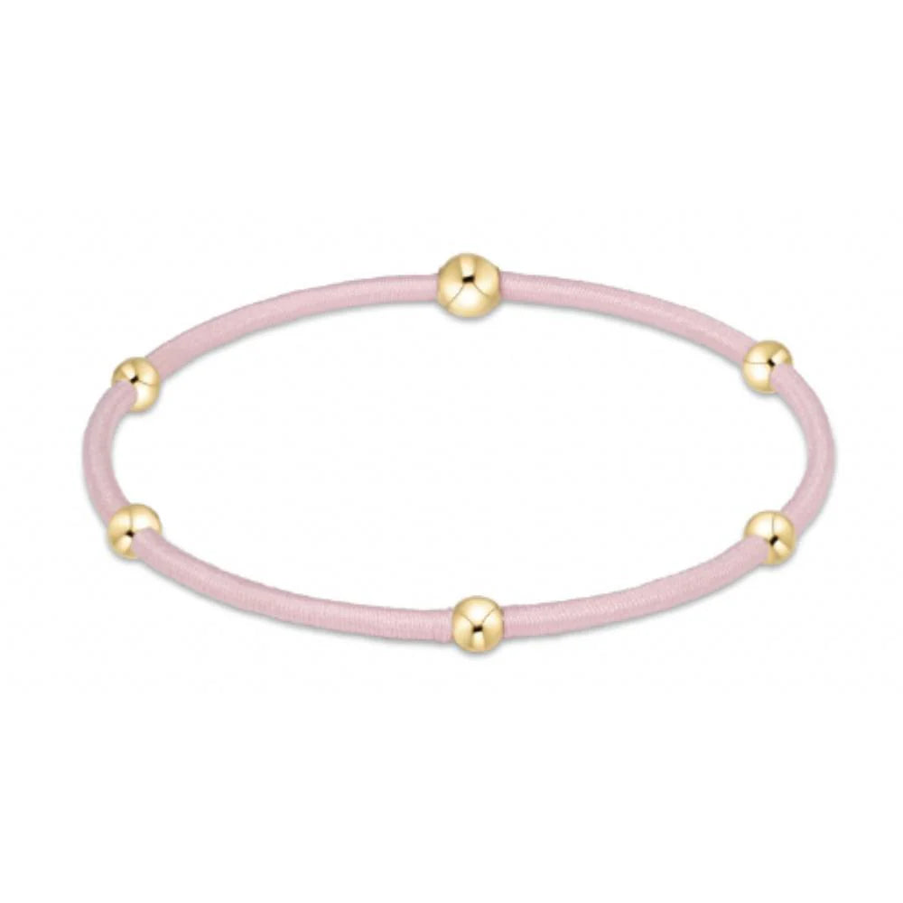 EN- "E" Essentials Light Pink Bracelet