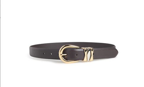William Split Decision Belt-Dark Brown