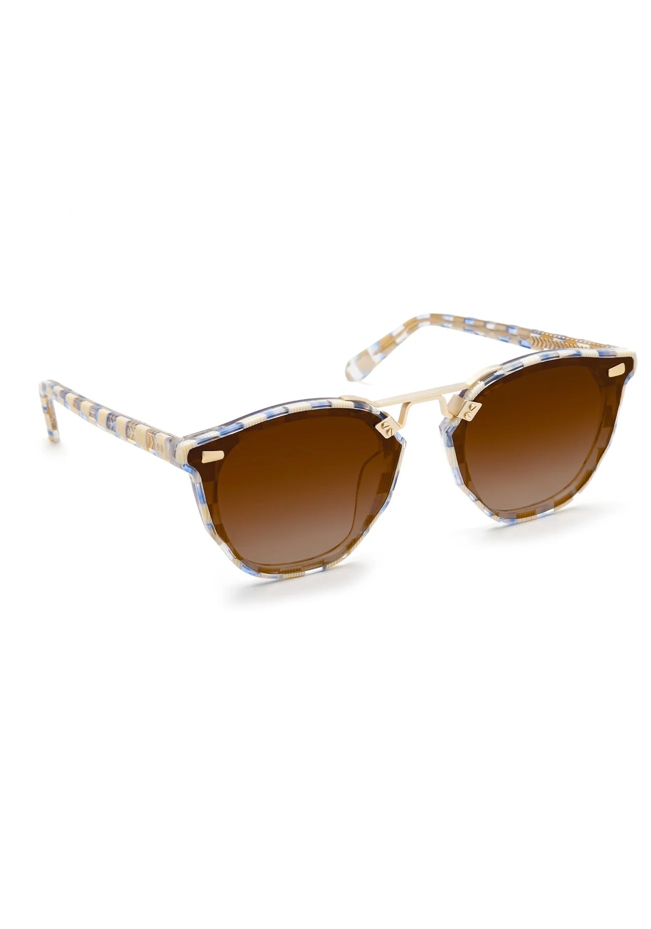 Krewe - Beau Nylon + Gingham over Crystal 12K