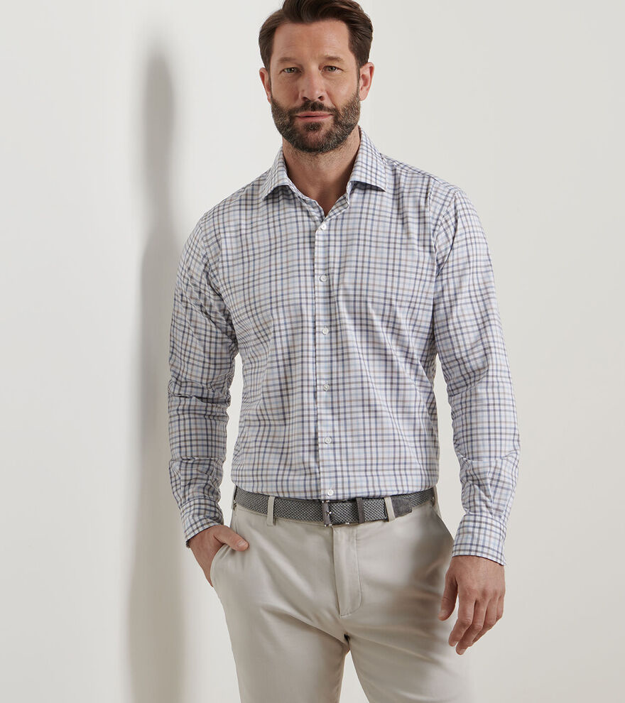 North Coast Crown Lite Cotton Shirt - Blue Haze