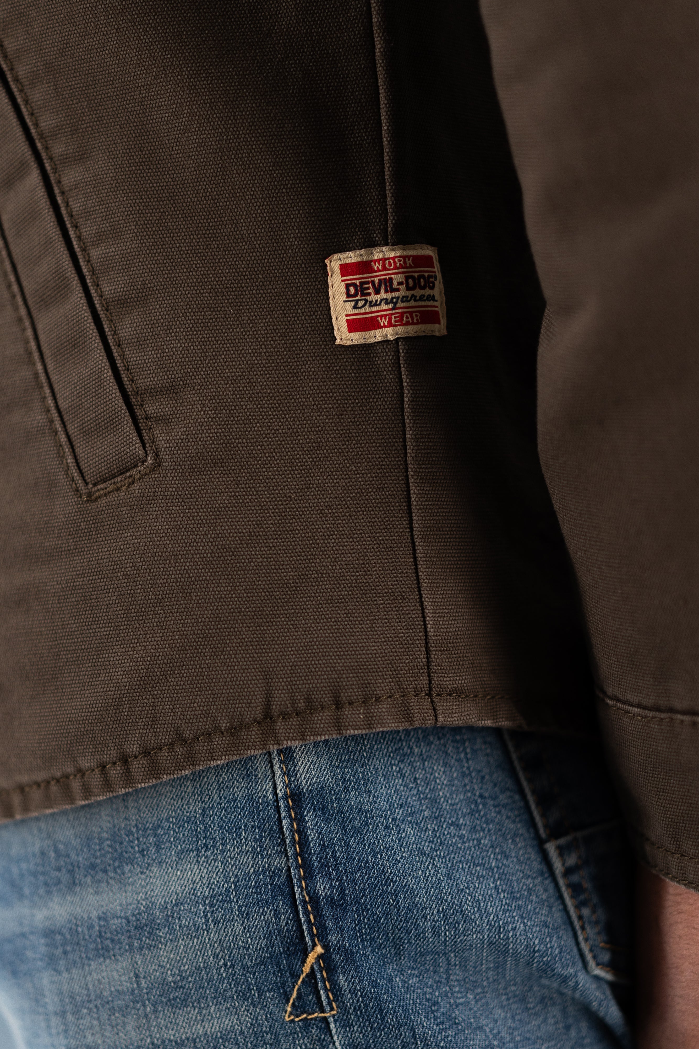 Quilted Deck Jacket - Dark Roast