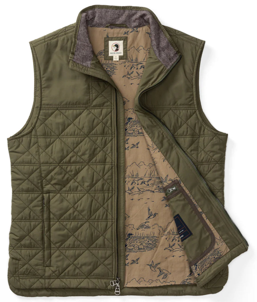 Fremont Sport Quilted Vest - Olive