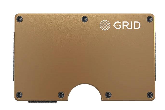 Gold Aluminum Money Clip