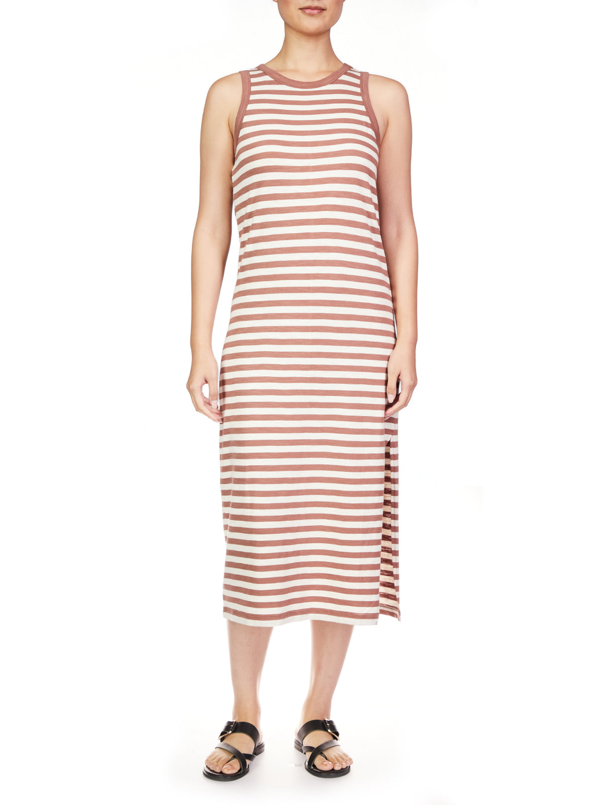 The Neutral Striped Maxi