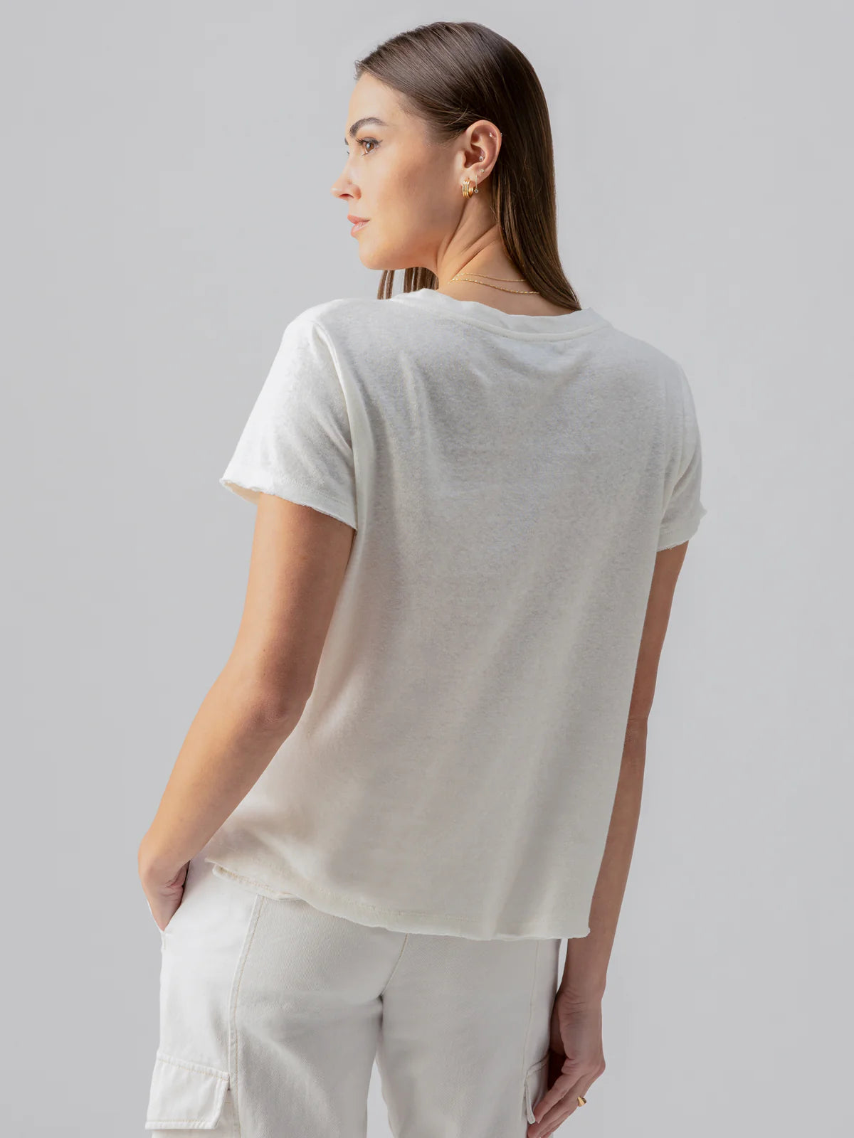 Linen Perfect Tee-White