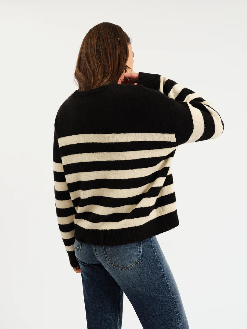 Carlyle Black/Ivory Sweater