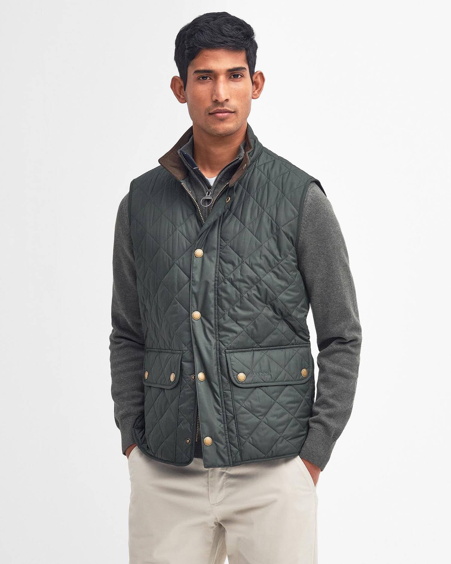 Barbour Lowerdale Gilet - Sage