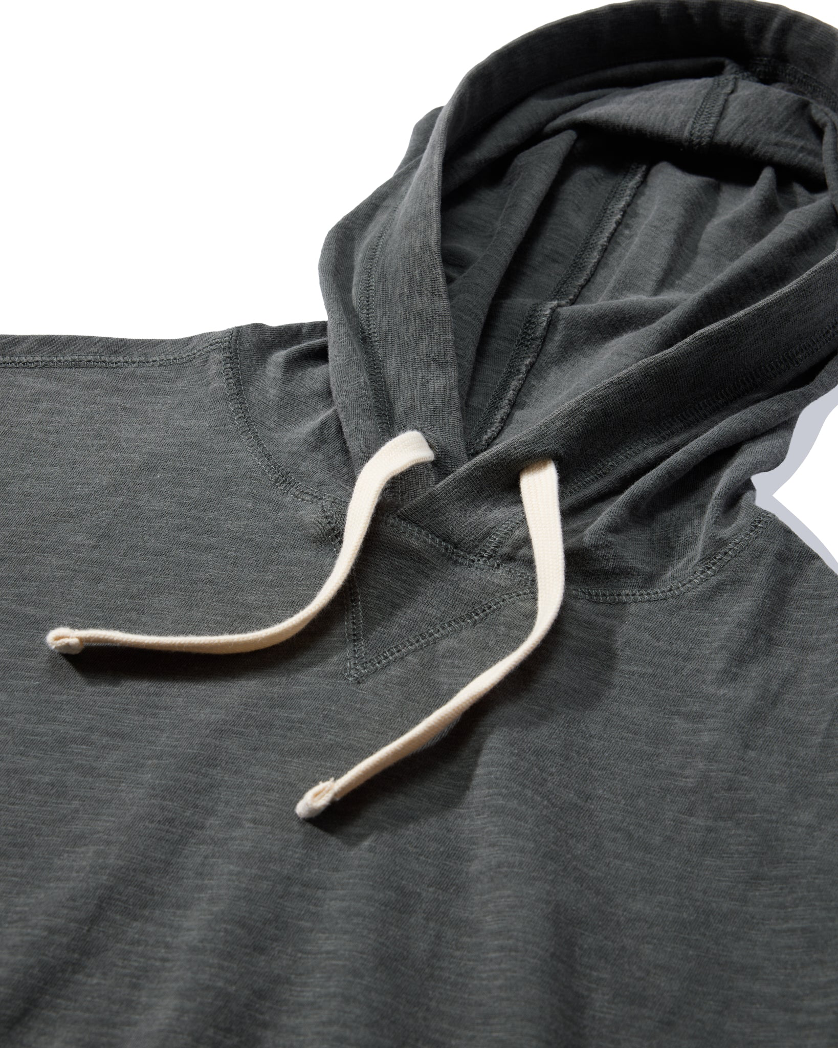 Hewitt Garment Dyed Hoodie - Washed Black
