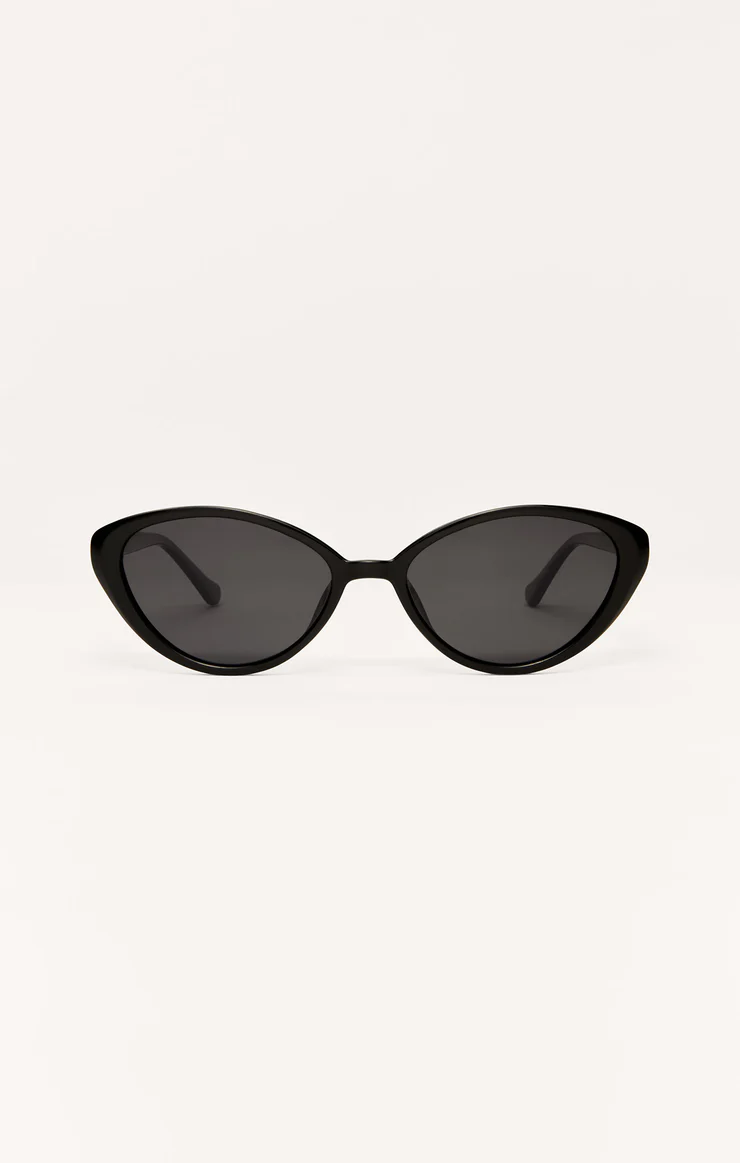 Nouveau Polarized Sunglasses - Polished Black/Grey