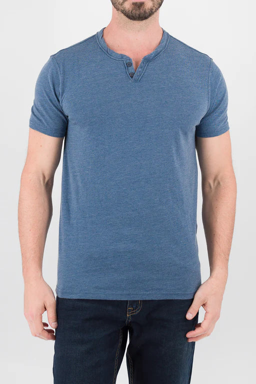 Short Sleeve Henley