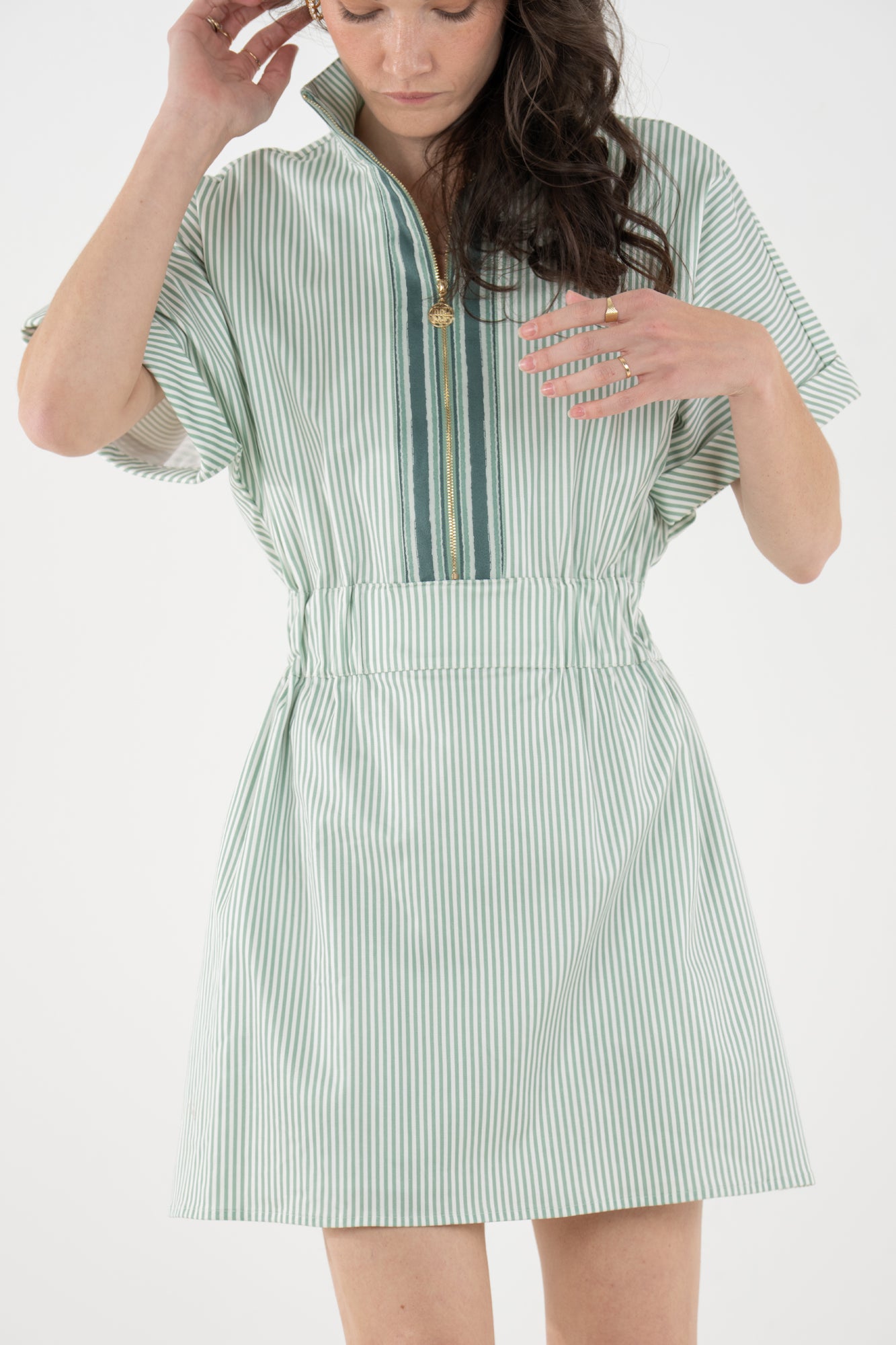 Pullover Dress-Feldspar Stripe