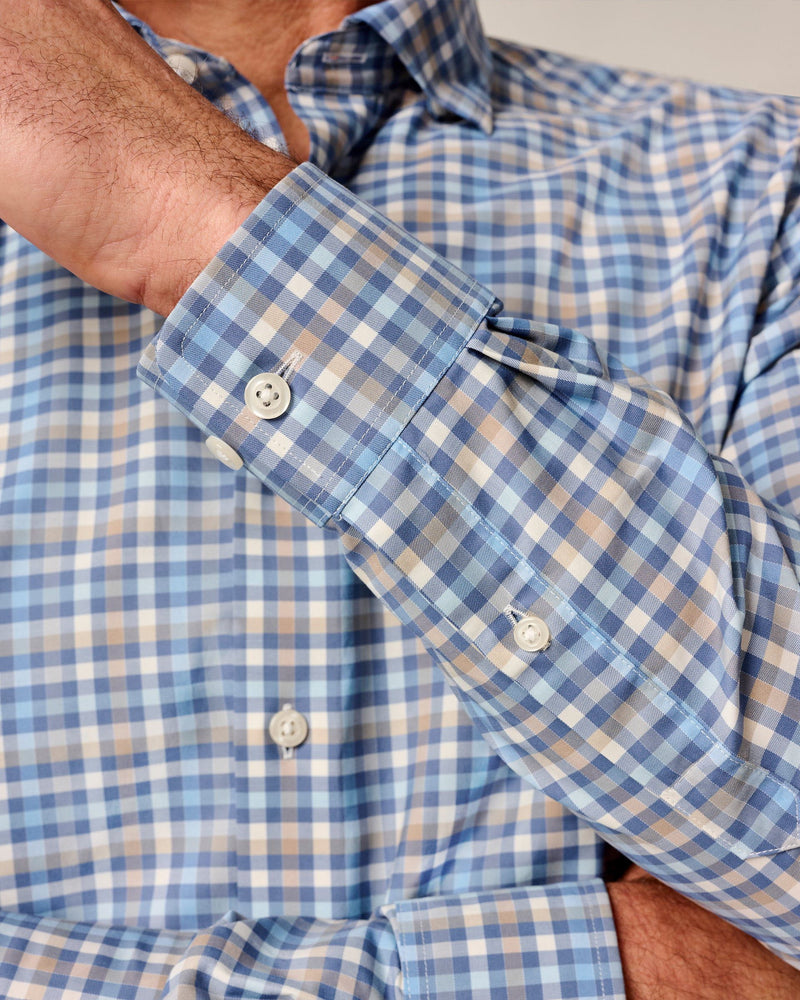 Olie Featherweight Performance Button Down - Navy