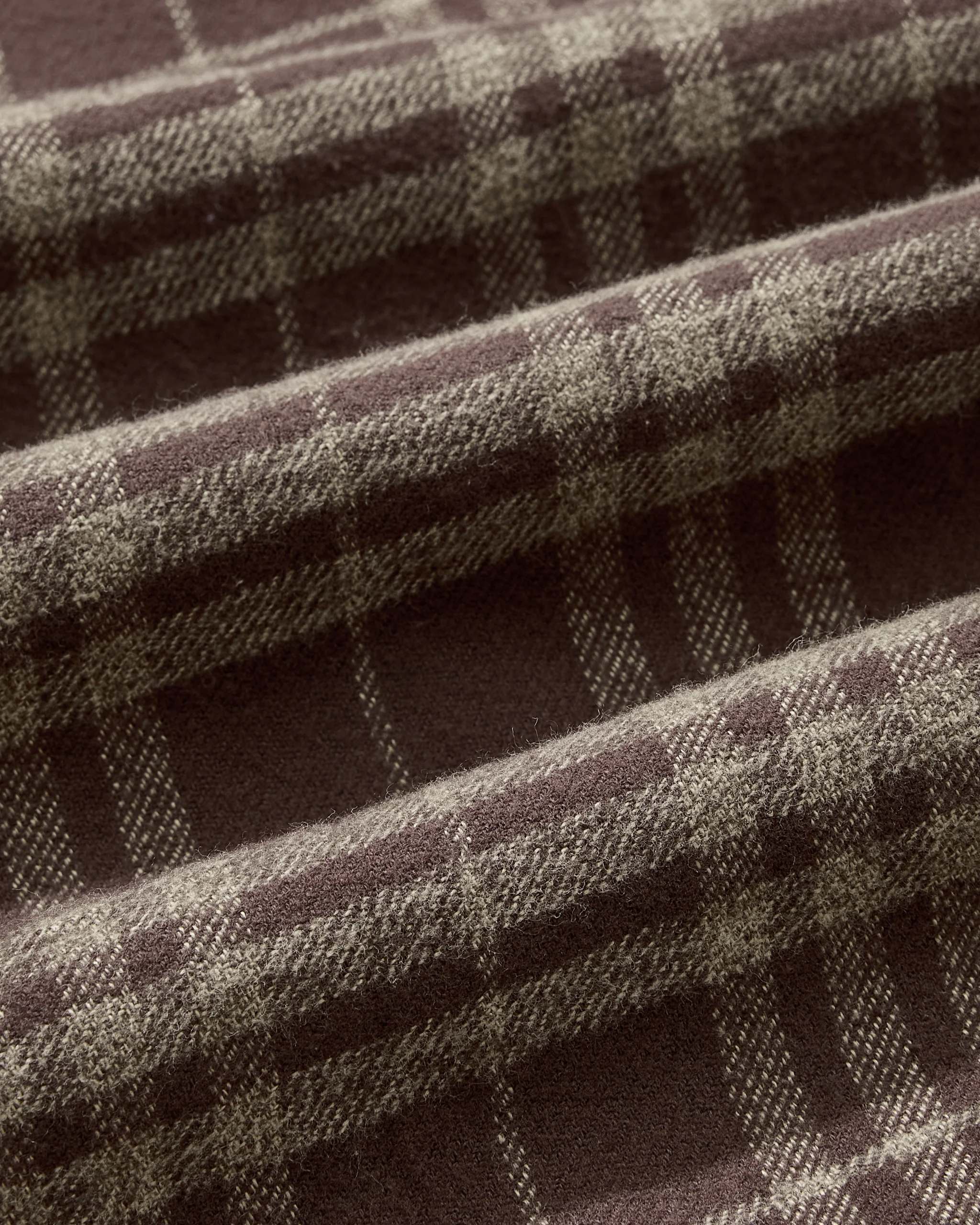 Jaspe Midweight Flannel - Brown Khaki