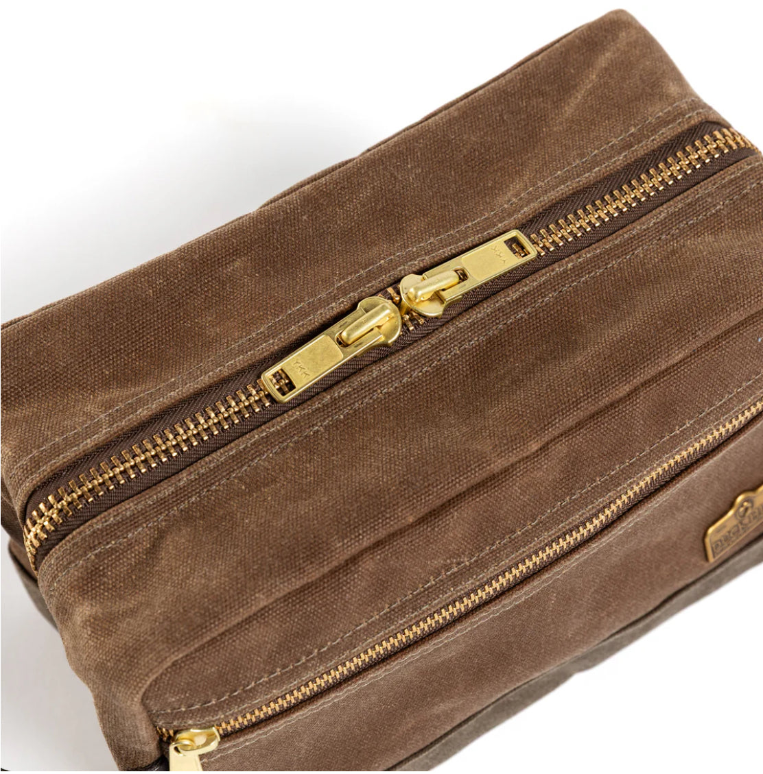 Waxed Canvas Dopp Kit - Brush Brown