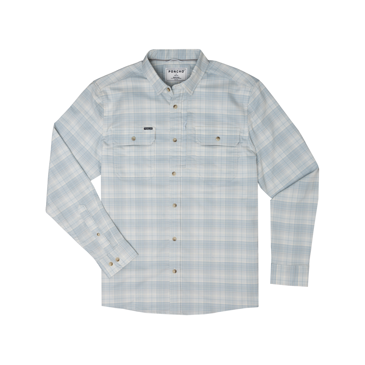 Hilton Head Flannel - Ice Blue