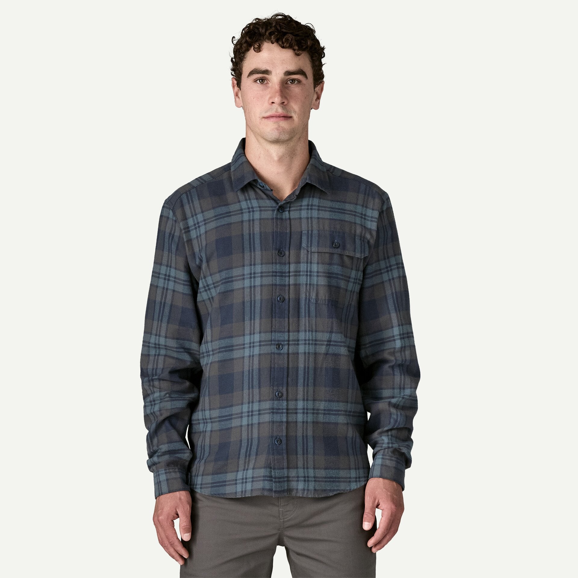 Fjord Lightweight Flannel Shirt - Noble Grey