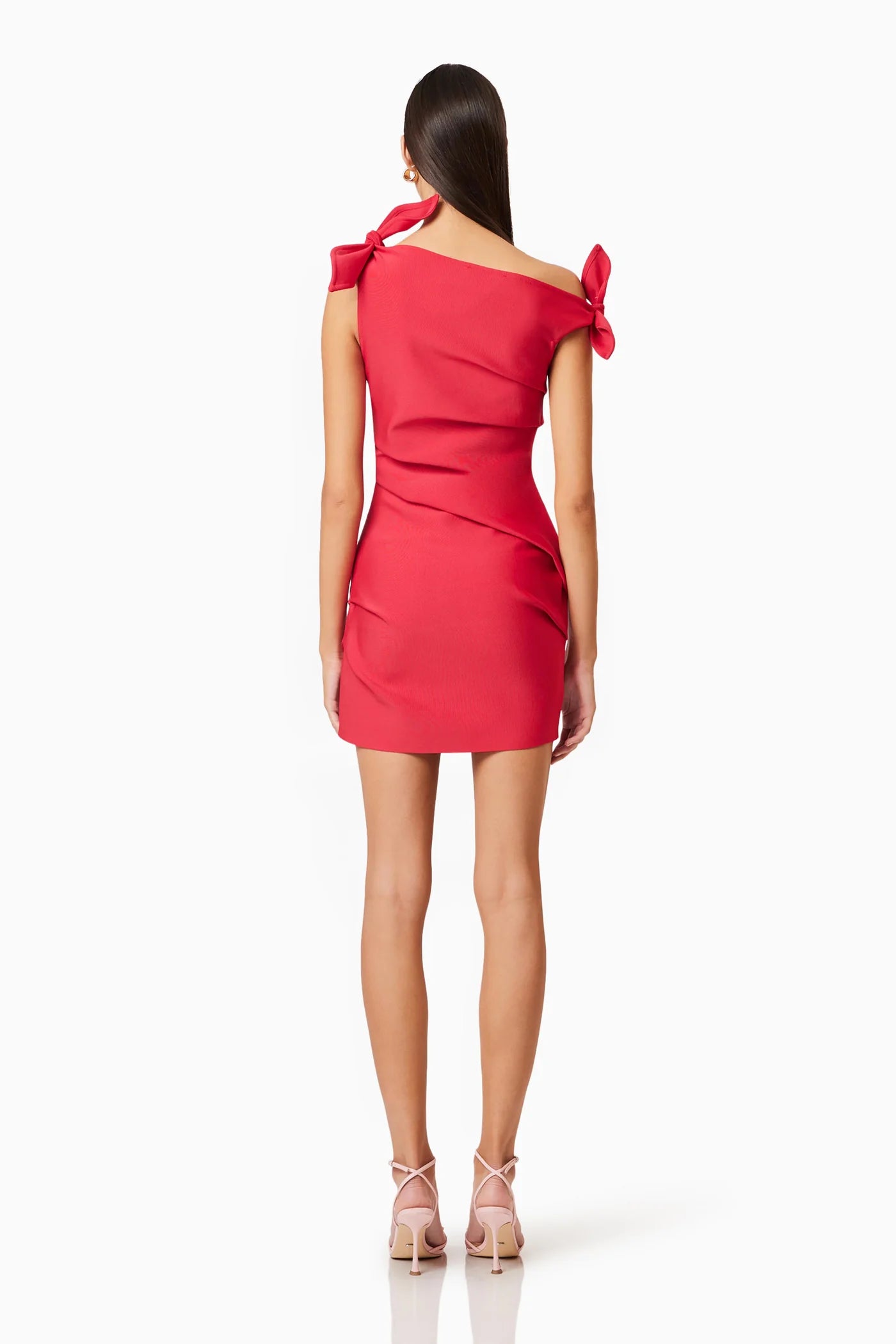 Kimberly Mini Dress-Red
