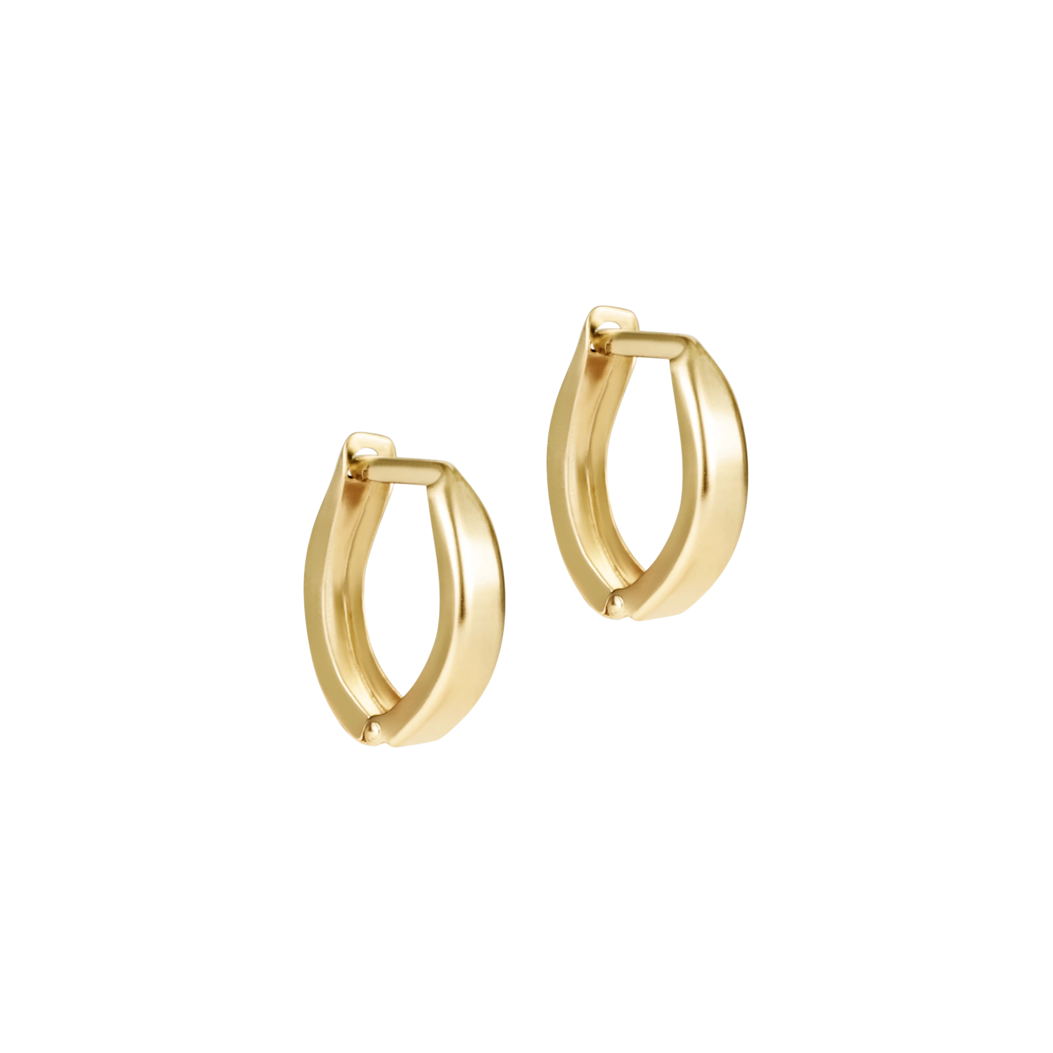EN-Huggie Gold Hoops .5"