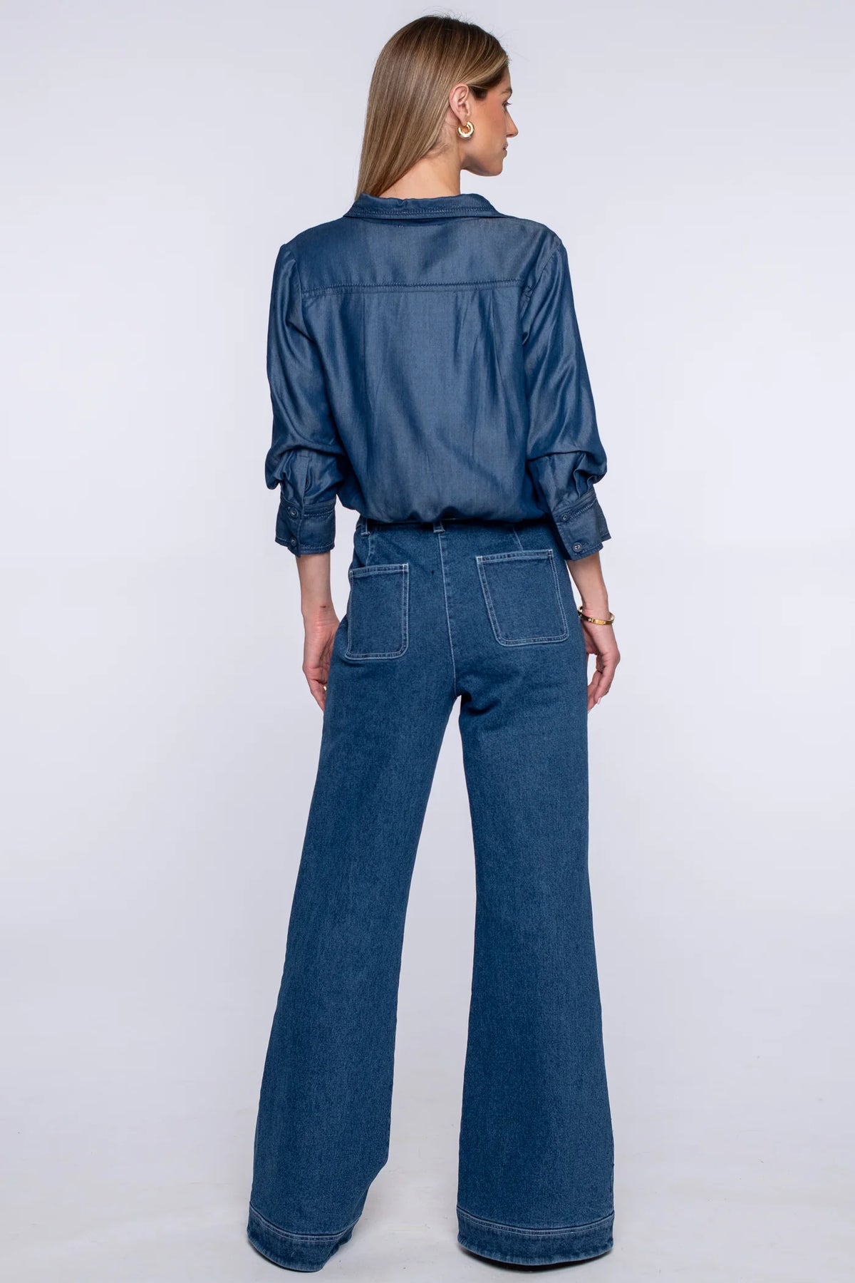 Carter Top-Chambray
