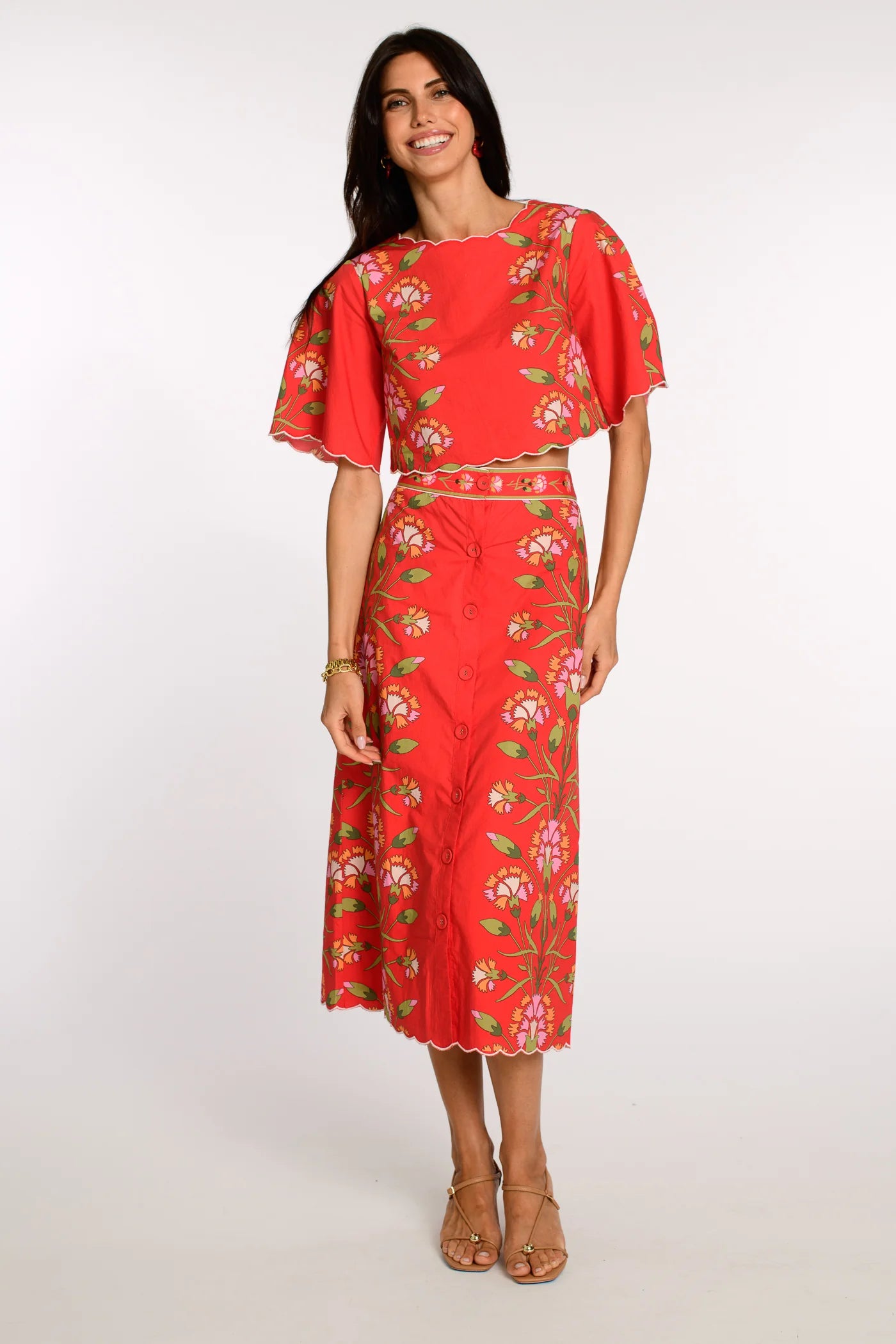 Paloma Top-Indian Flower