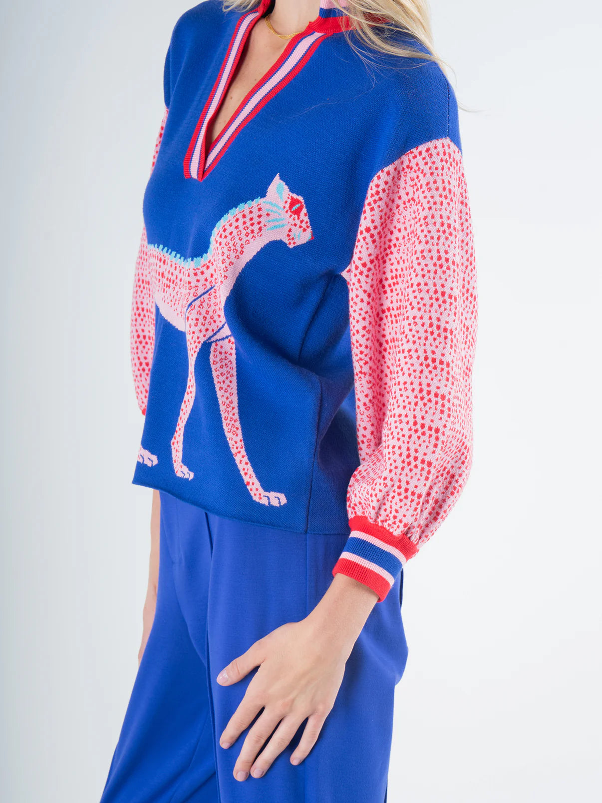 Lolli Sweater-Charmed Cheetah