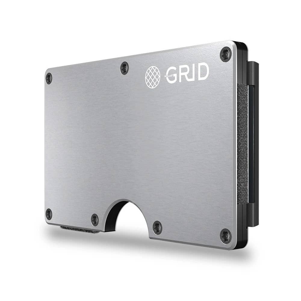 Silver Aluminum Money Clip