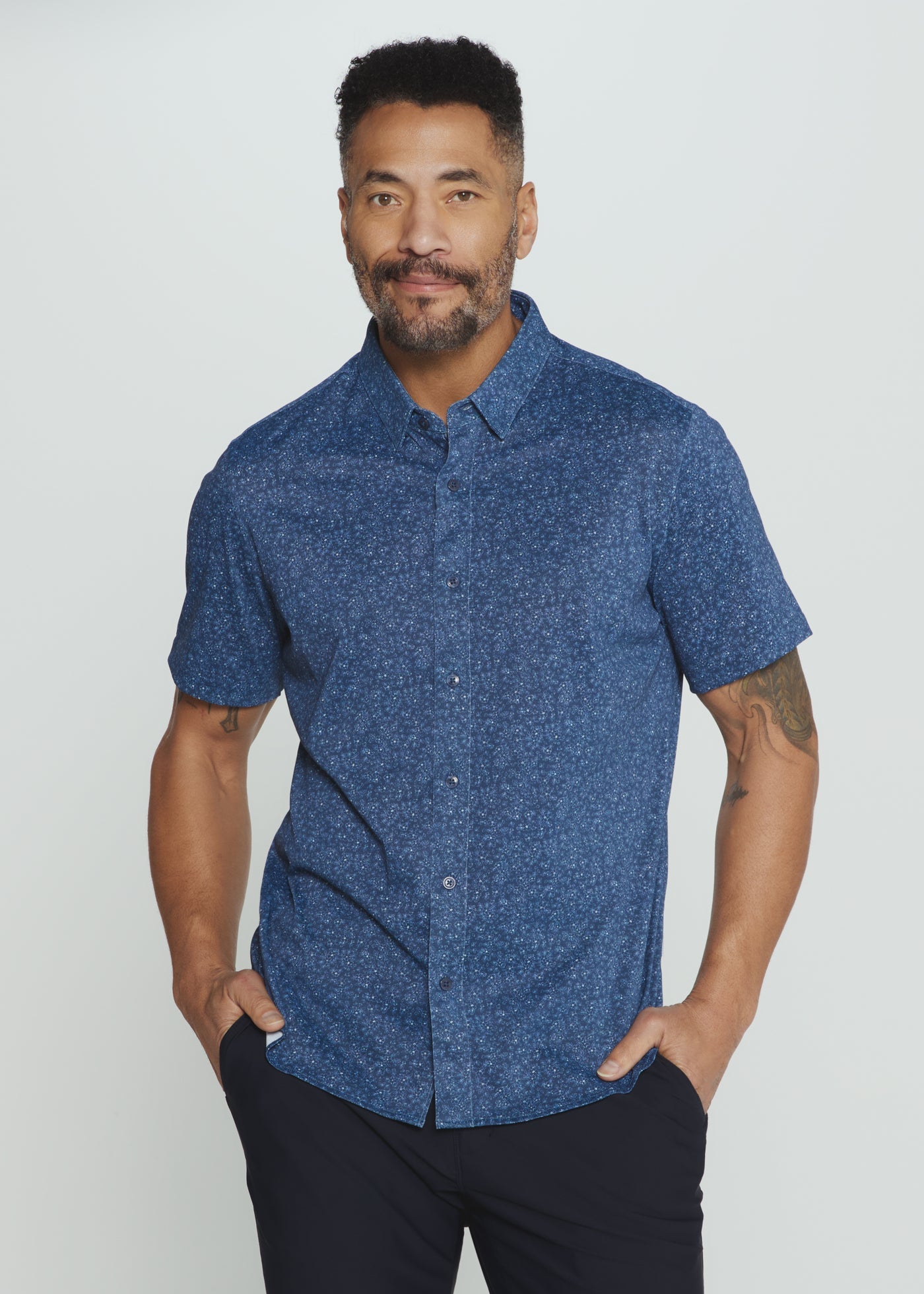 Velora Short Sleeve Shirt - Midnight