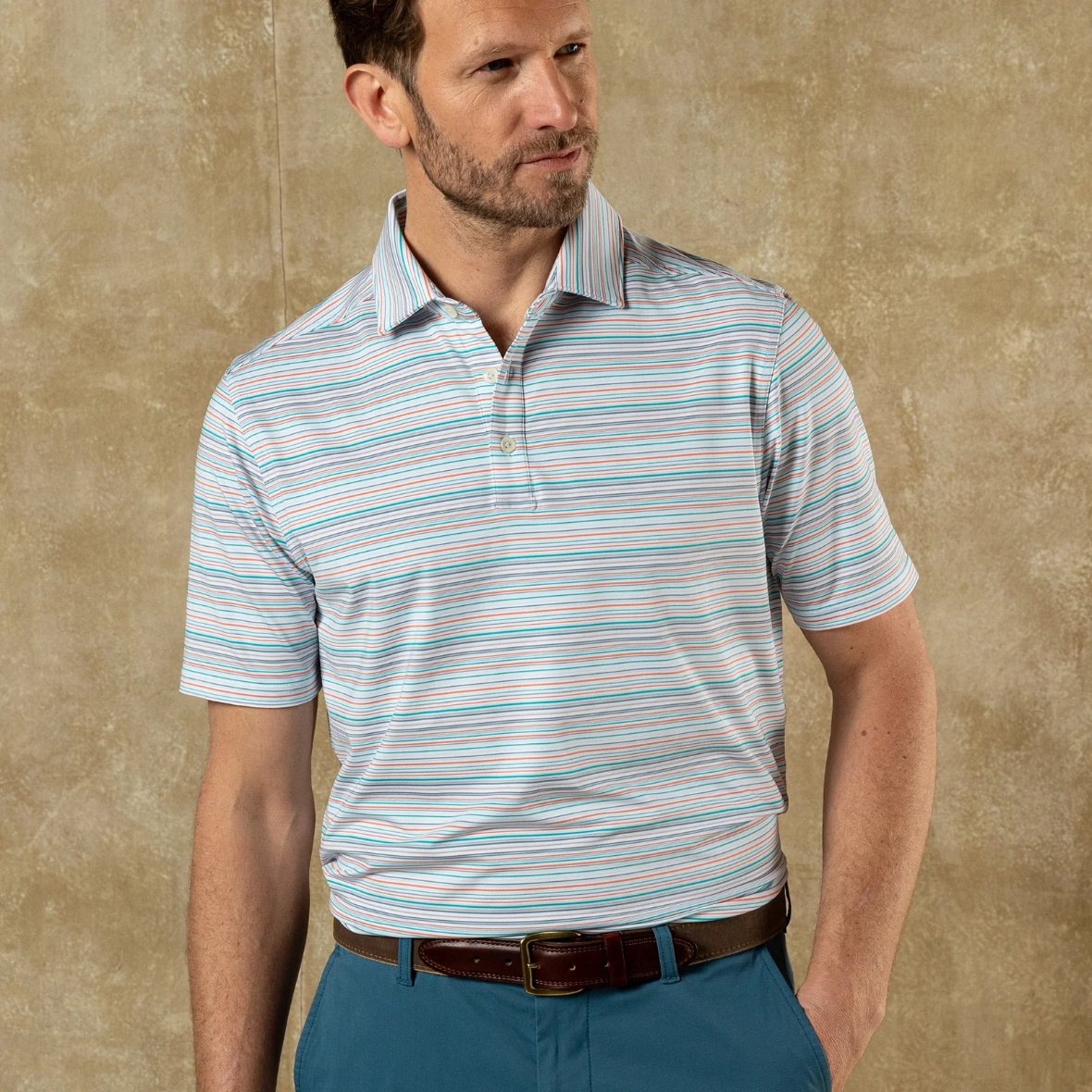 Long Drive Performance Polo - Sky Blue