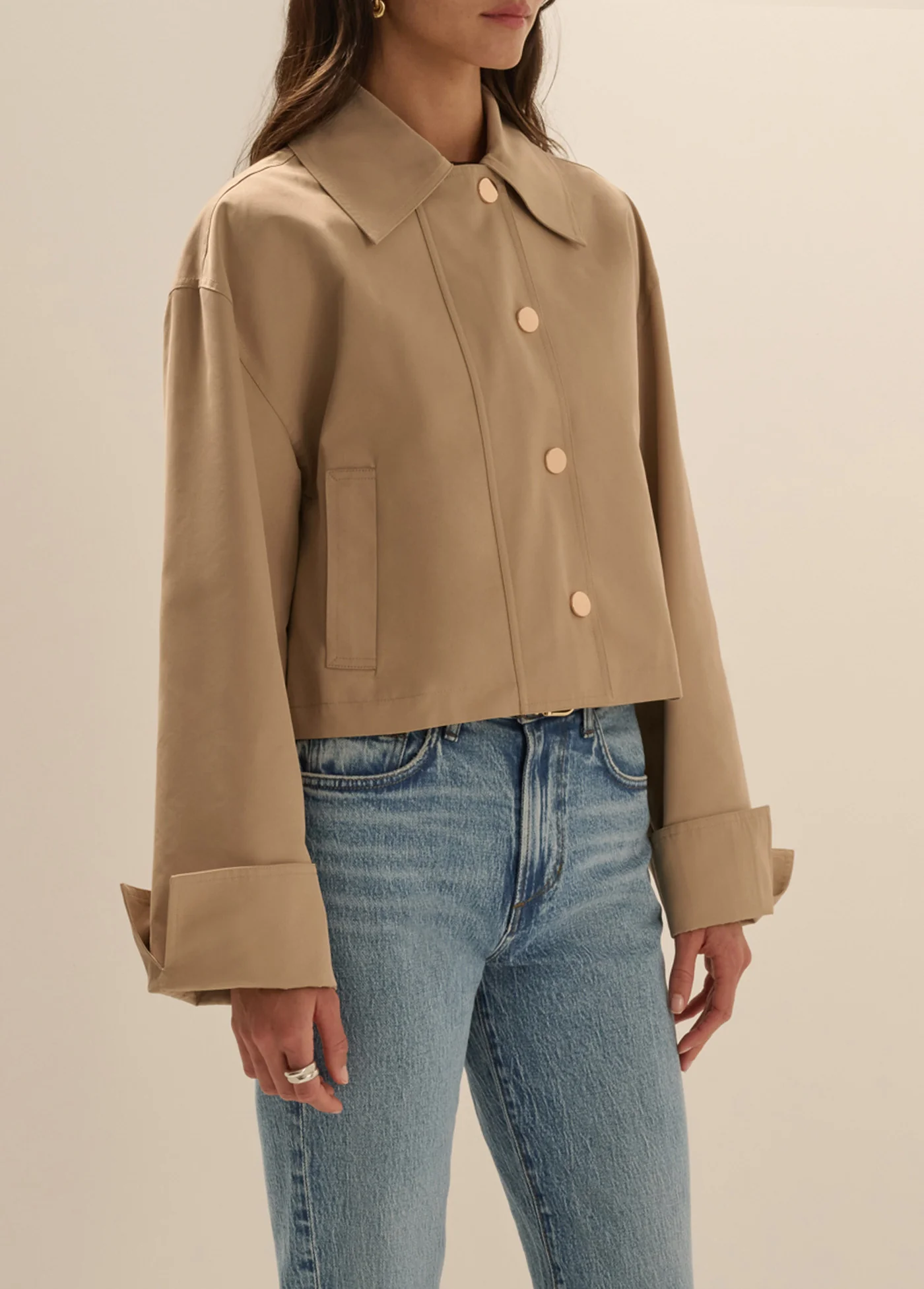 The Rue Cropped Trench - Khaki