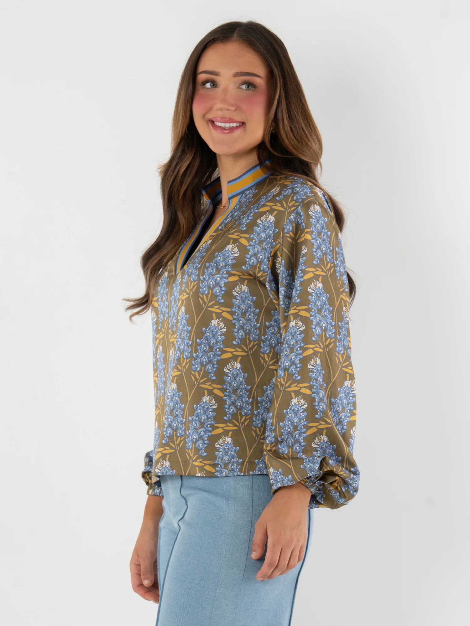 Lolli Top-Bluebonnet