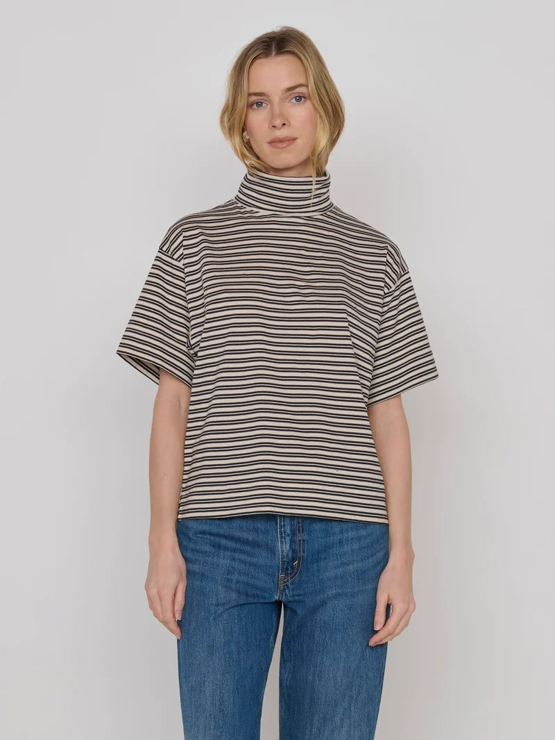 Fable turtleneck Tee-Striped
