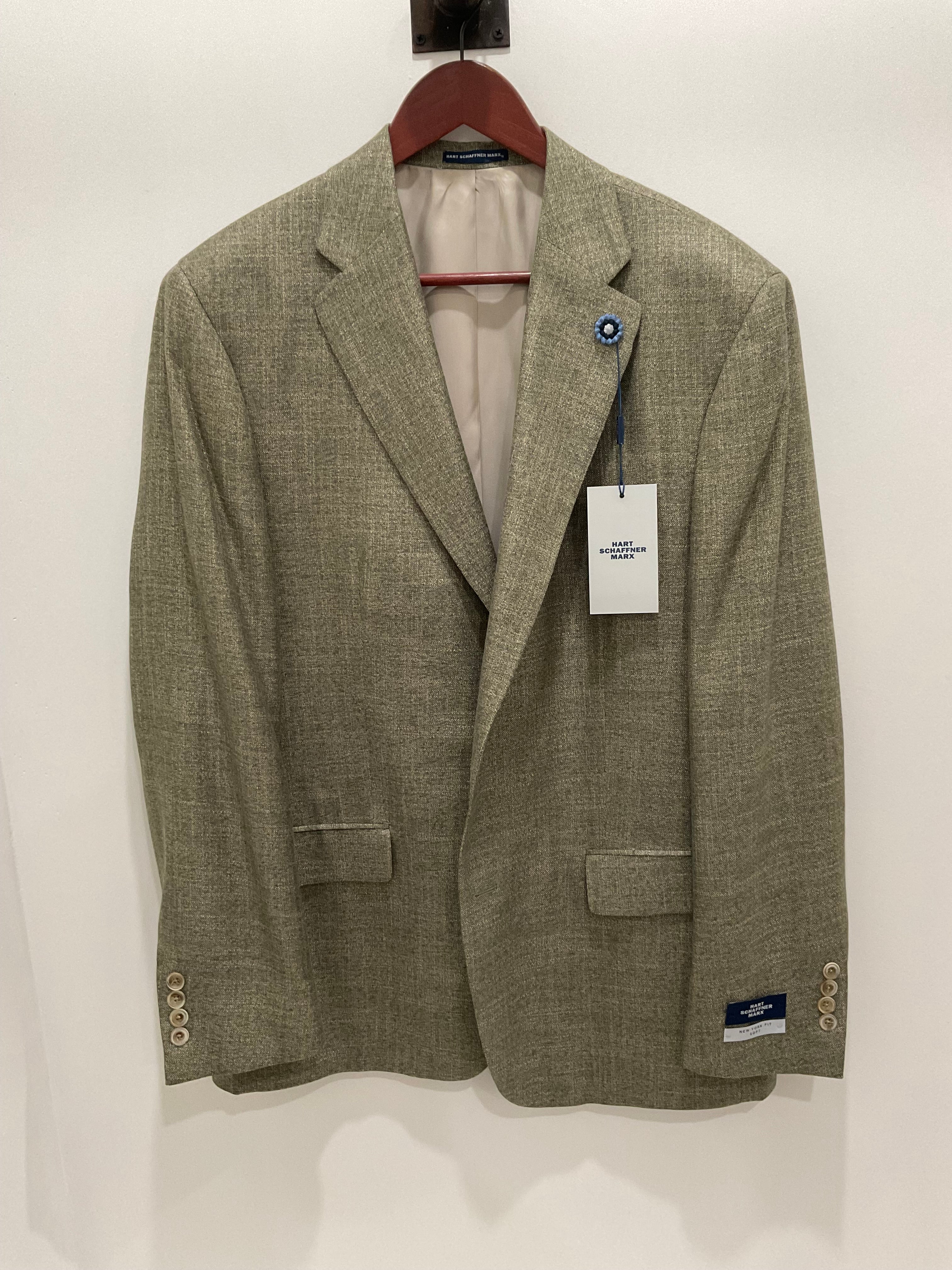Hart Schaffner Marx Bamboo Sport Coat - Olive