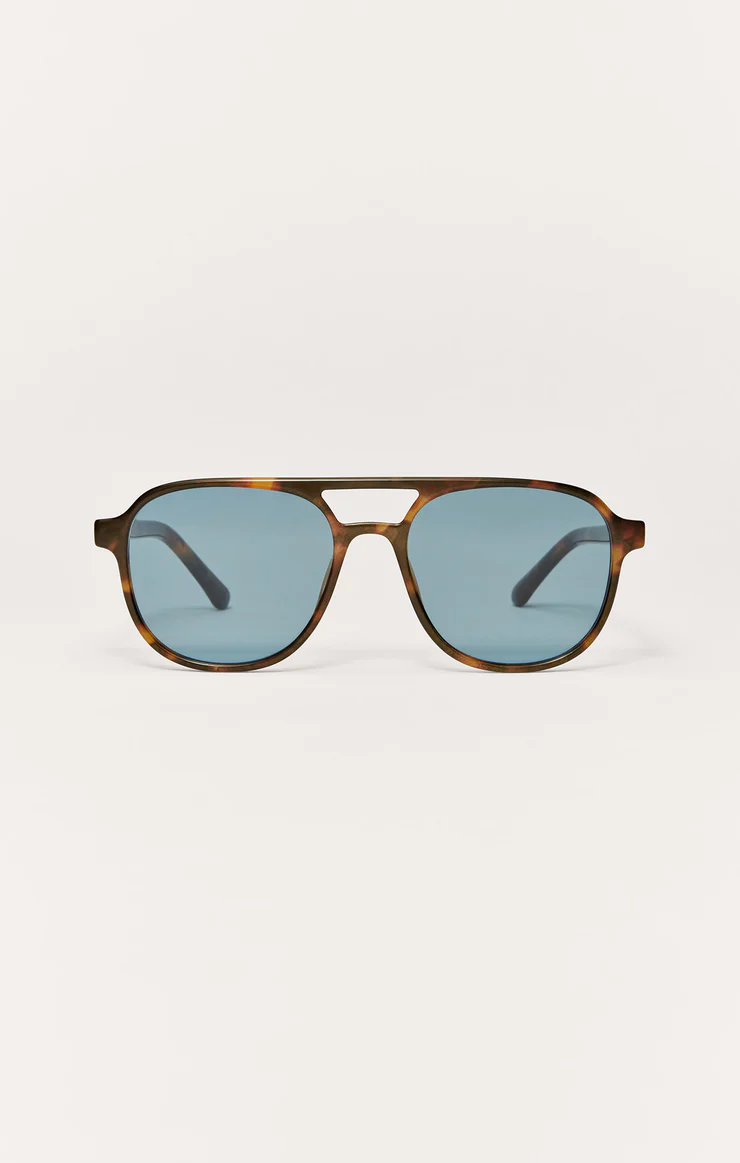 Tourist Polarized Sunglasses - Tortoise Blue