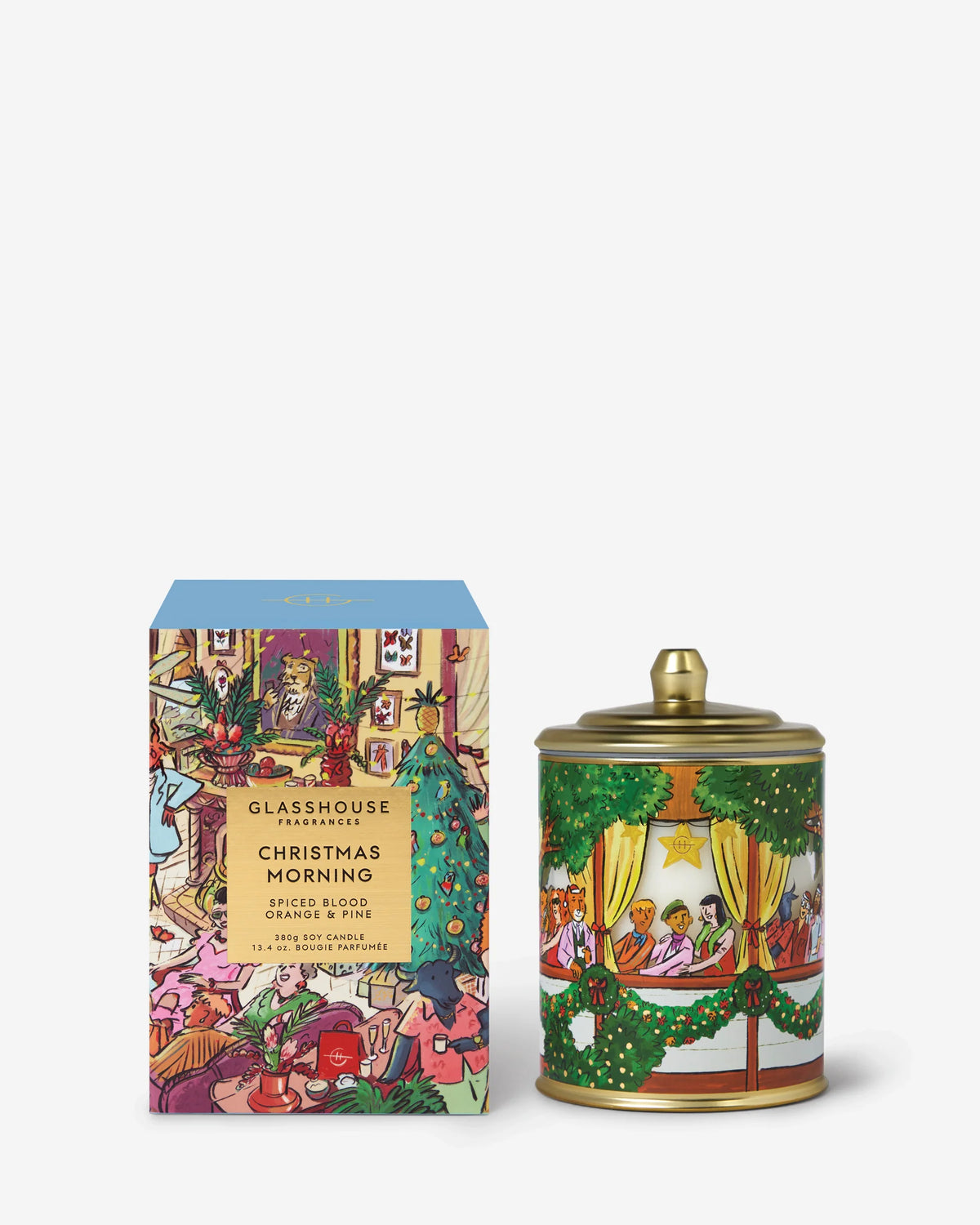 Glasshouse Christmas Morning 13.4oz Candle