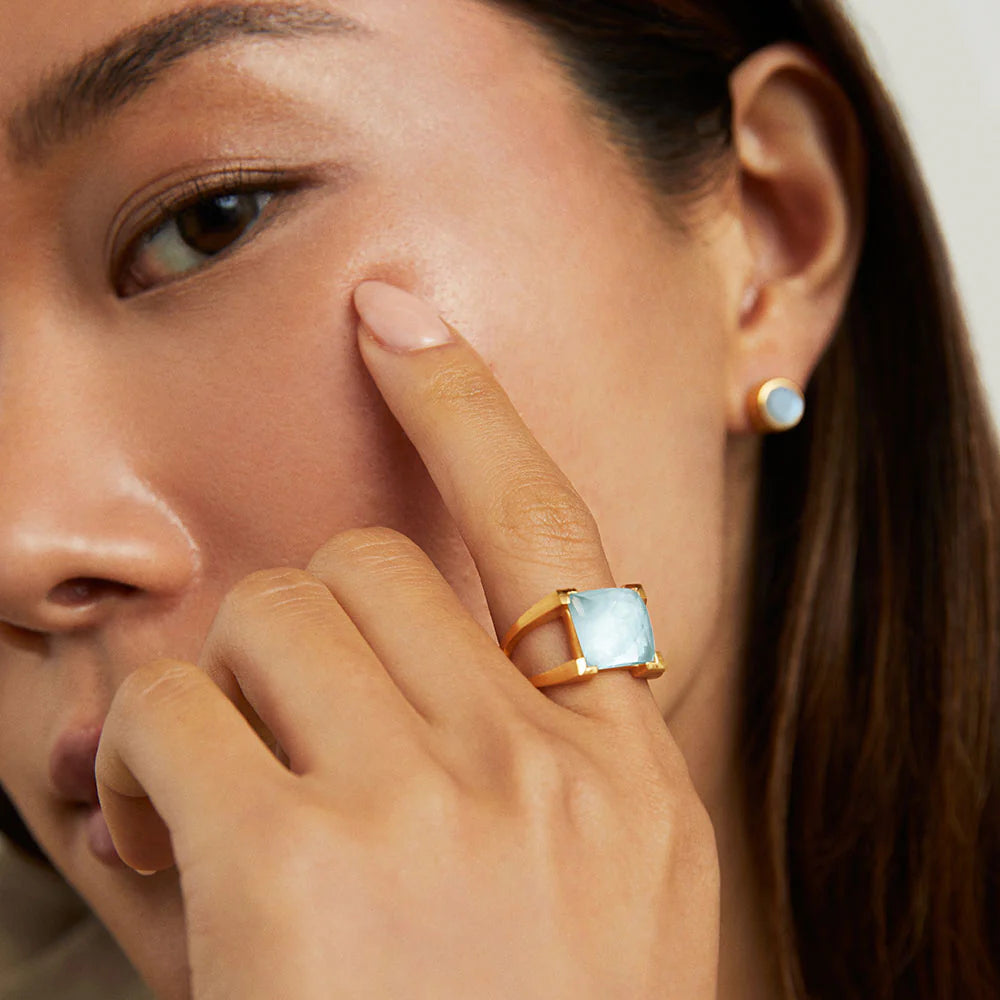 Mini Plaza Ring-Sky Blue-Dean Davidson