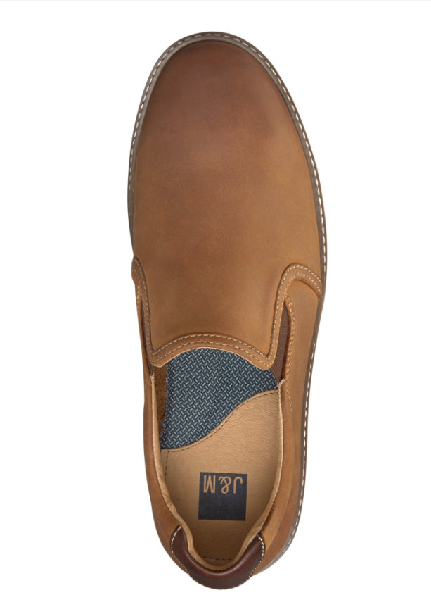 McGuffey Oiled Leather Slip on - TAN